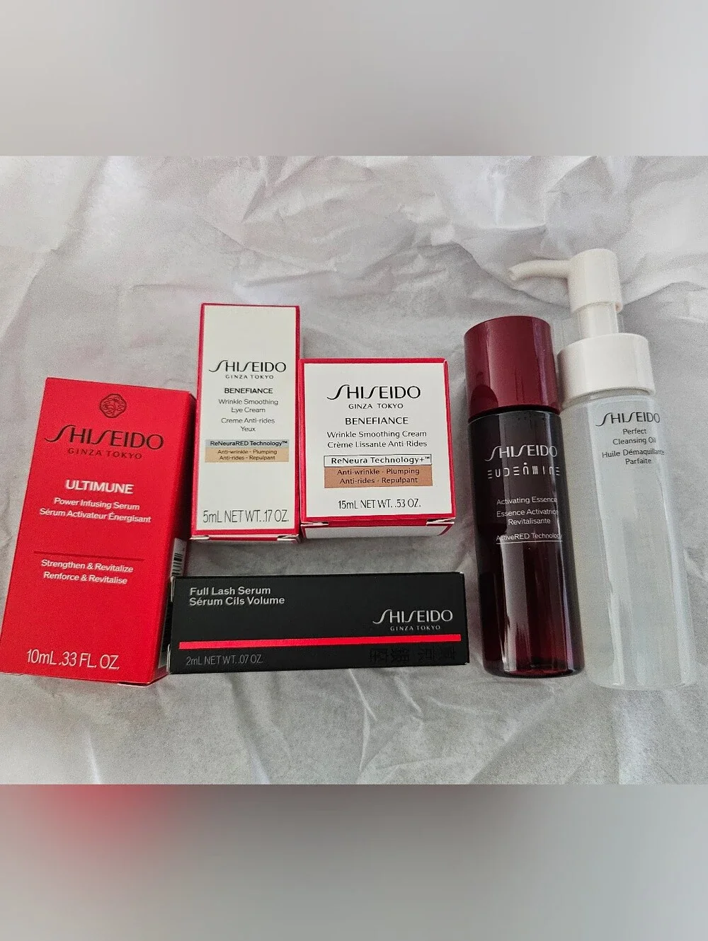 Shiseido Benefiance Travel Skincare Set New